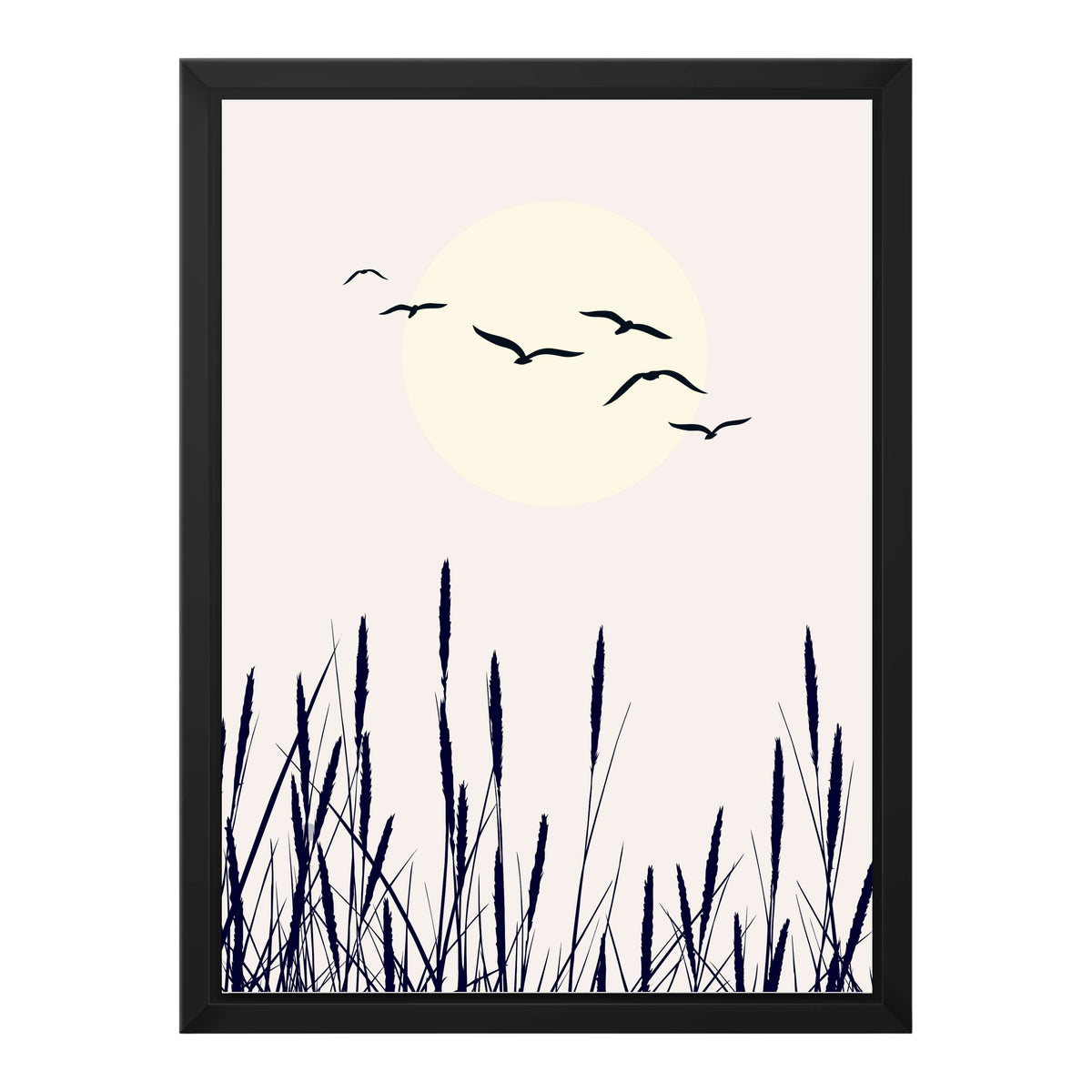 Cranford Curve Bird Canvas Wall Art — gallery image 19