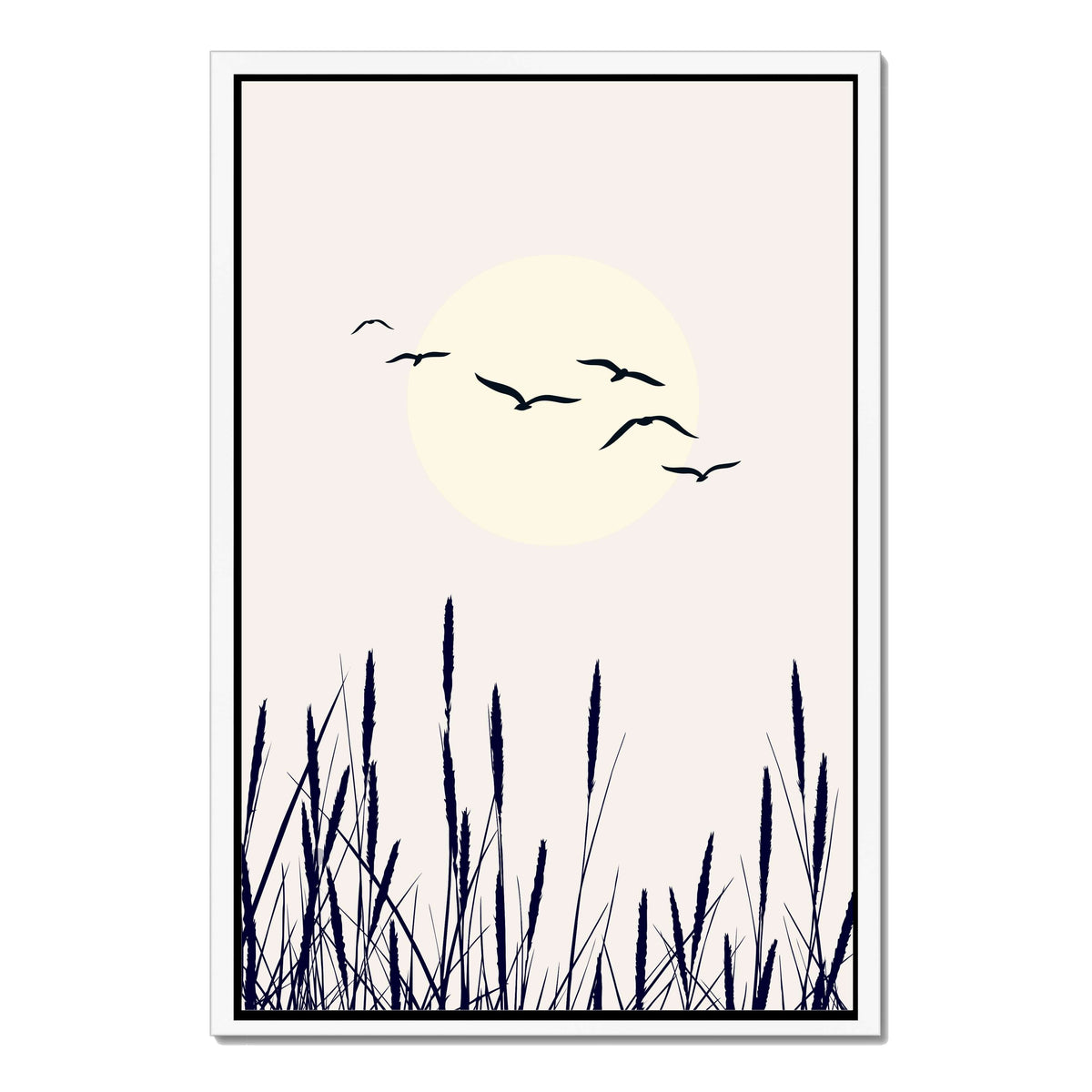 Cranford Curve Bird Canvas Wall Art — gallery image 37