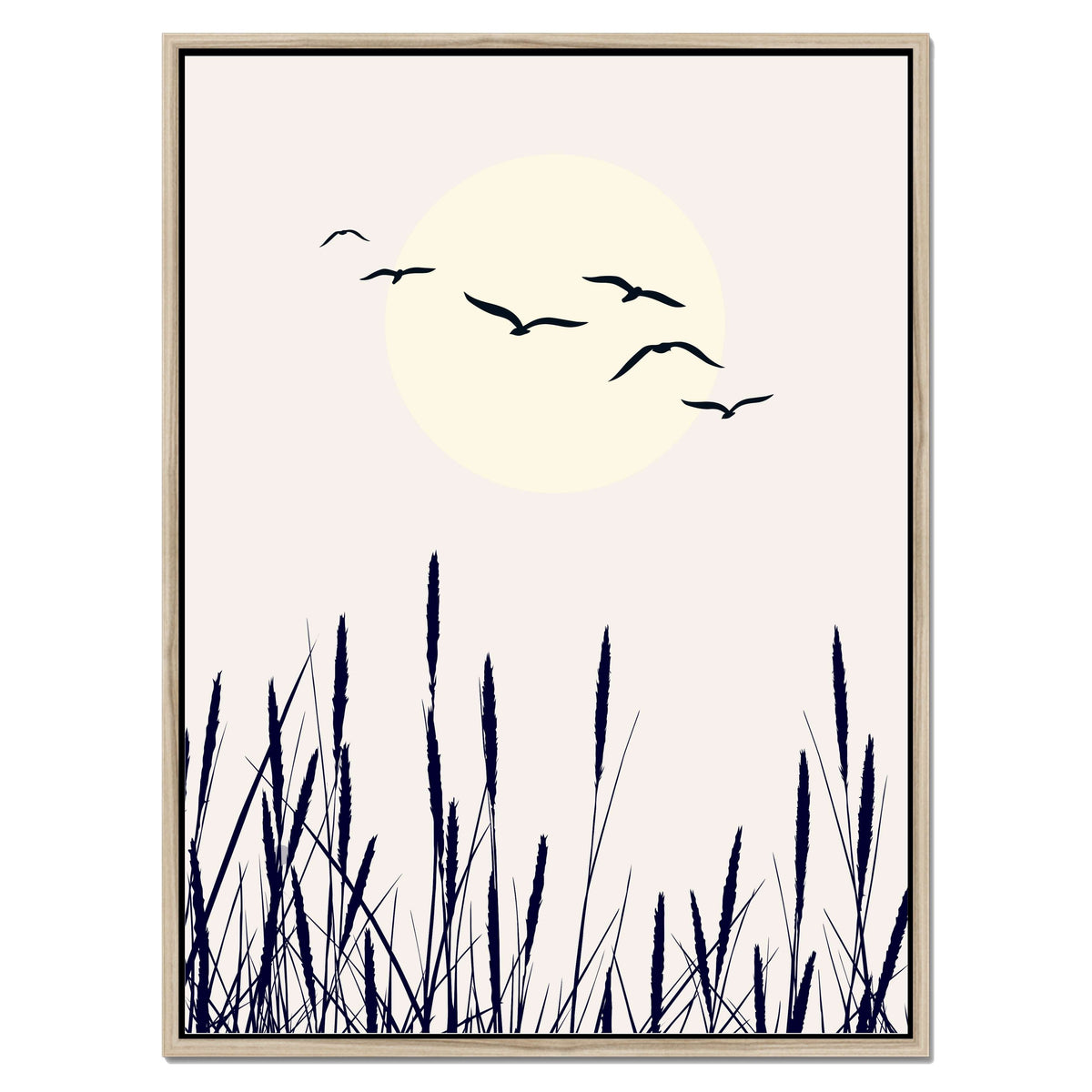 Cranford Curve Bird Canvas Wall Art — gallery image 30