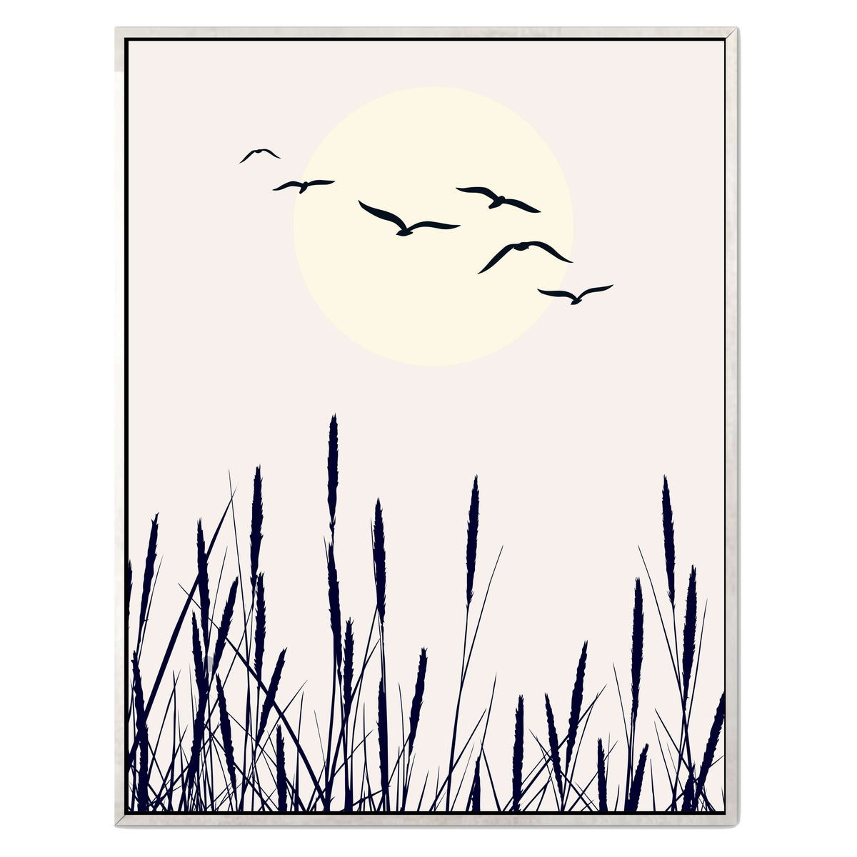 Cranford Curve Bird Canvas Wall Art — gallery image 31