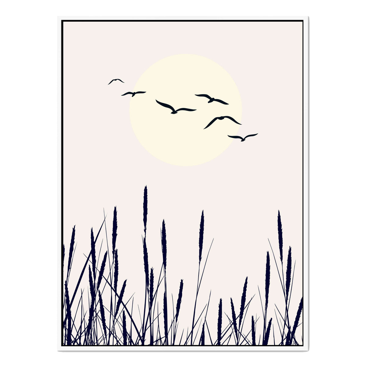 Cranford Curve Bird Canvas Wall Art — gallery image 38