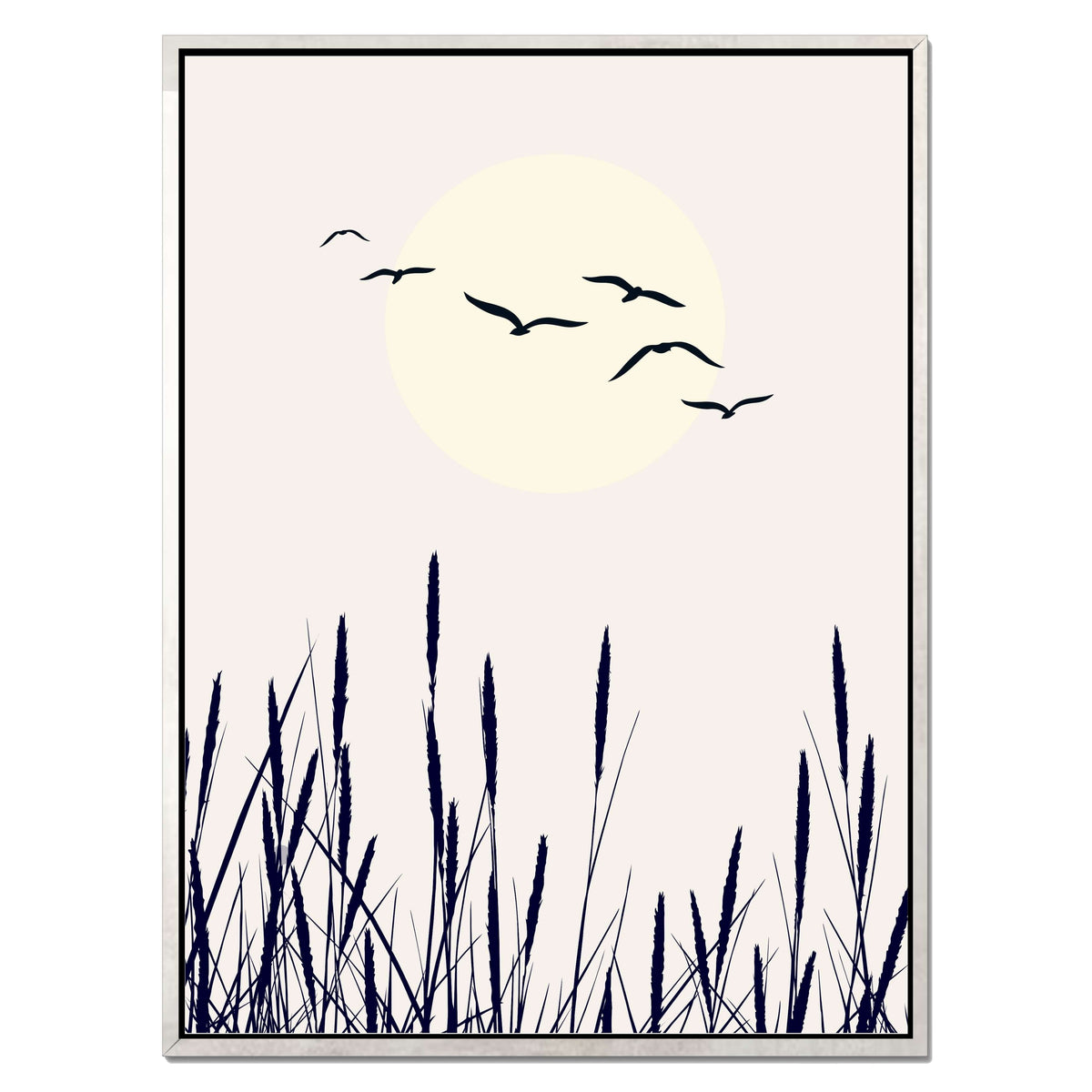 Cranford Curve Bird Canvas Wall Art — gallery image 35