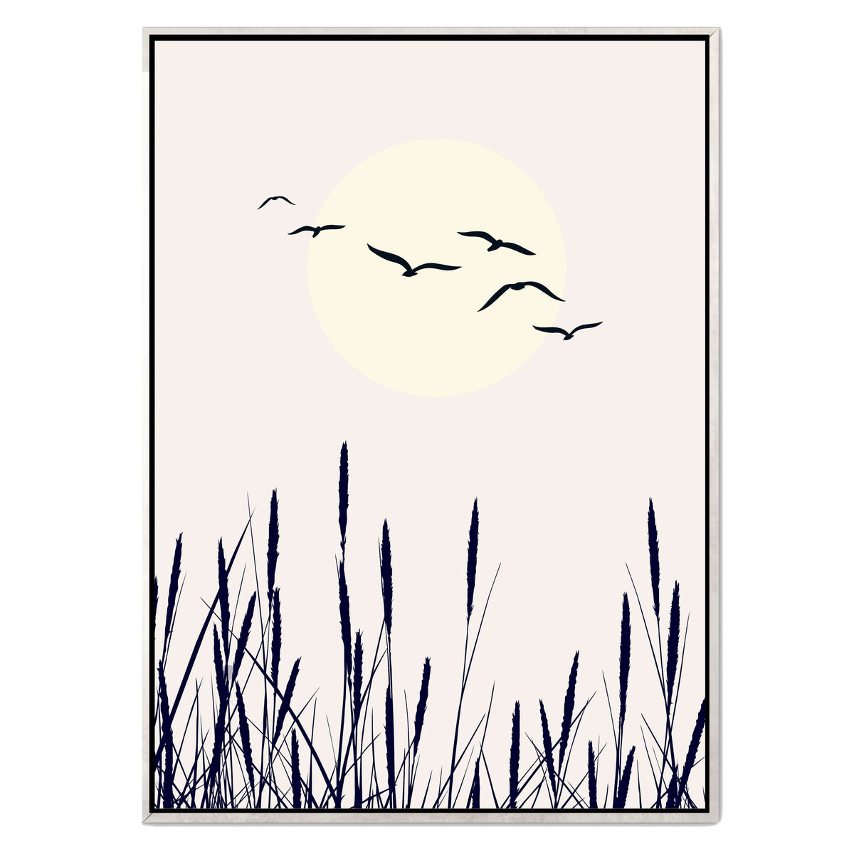 Cranford Curve Bird Canvas Wall Art — gallery image 32