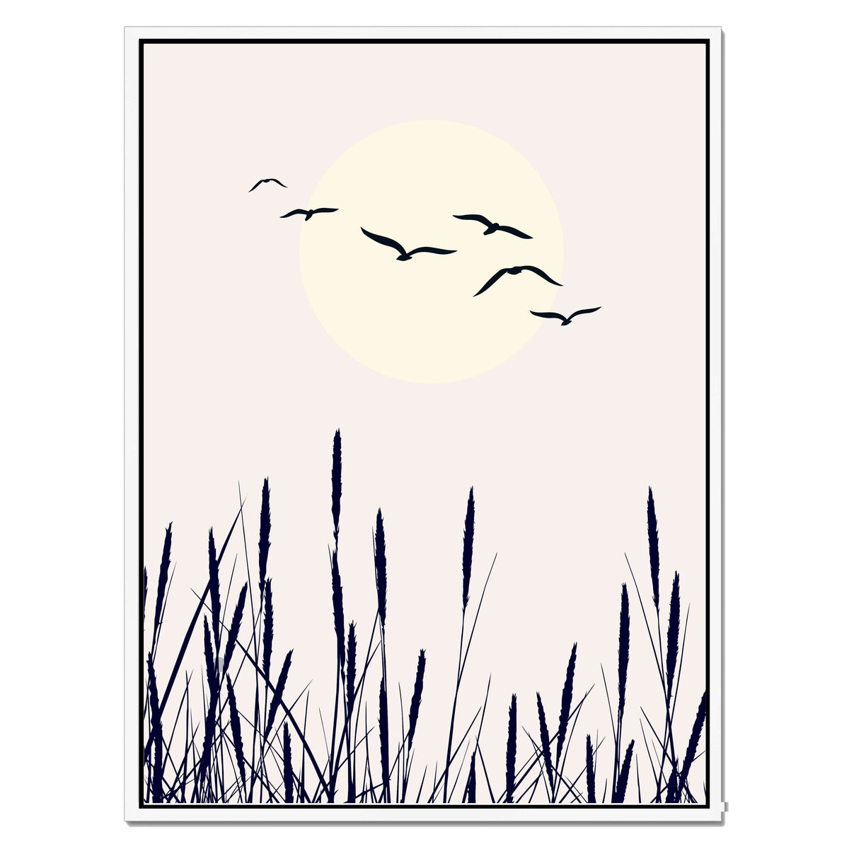 Cranford Curve Bird Canvas Wall Art — gallery image 53