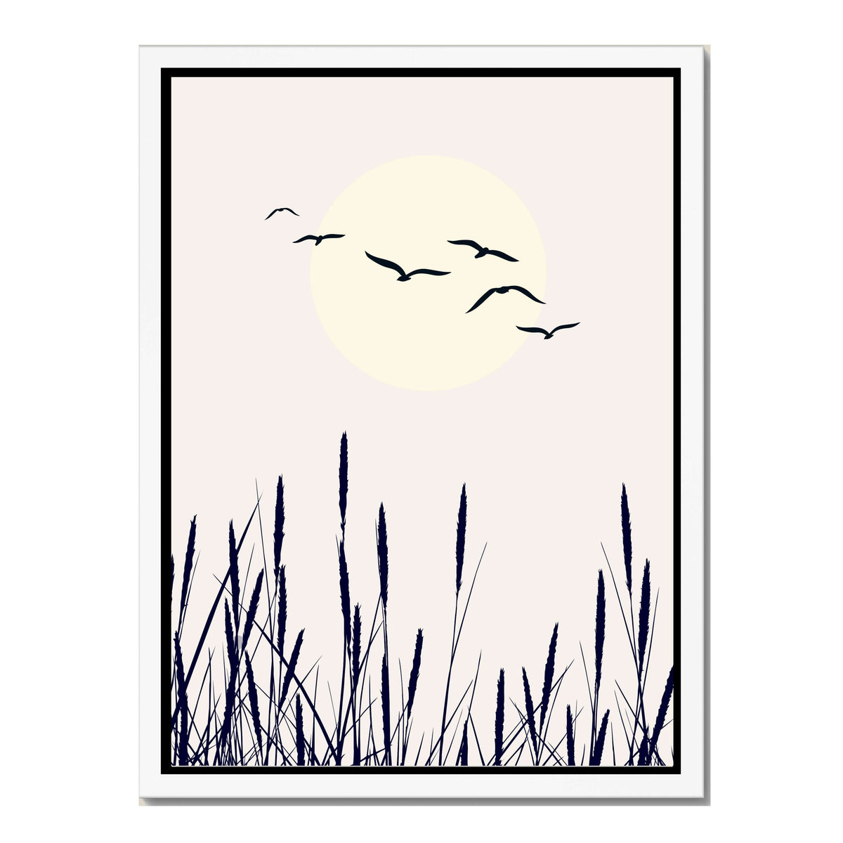 Cranford Curve Bird Canvas Wall Art — gallery image 52
