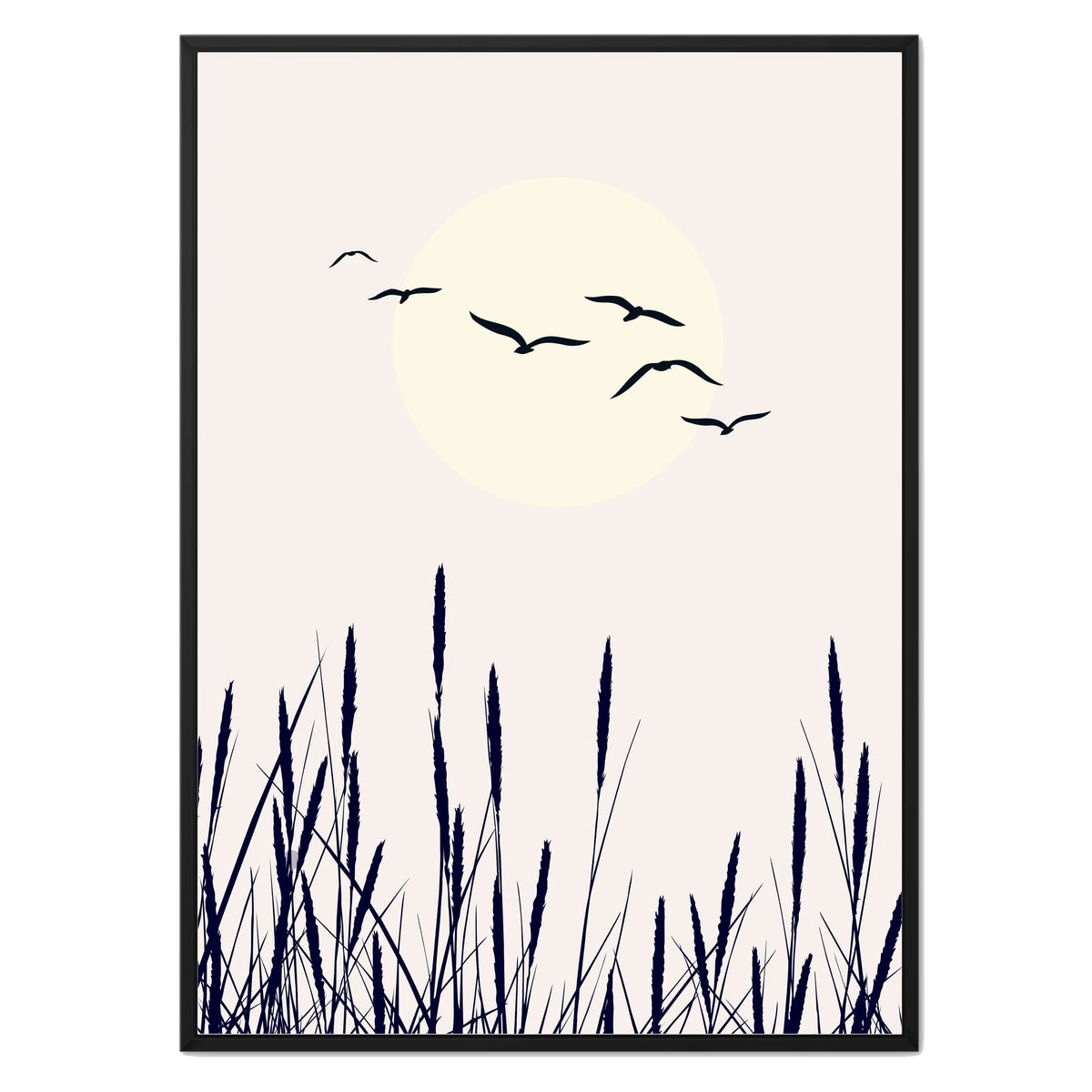 Cranford Curve Bird Canvas Wall Art — gallery image 39