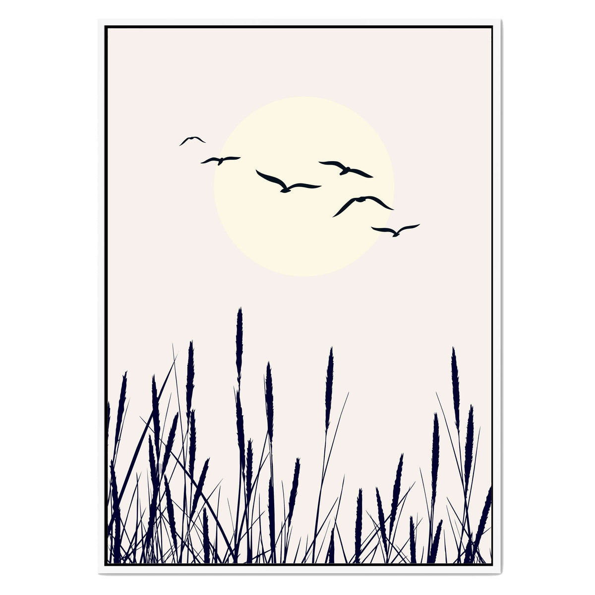 Cranford Curve Bird Canvas Wall Art — gallery image 51