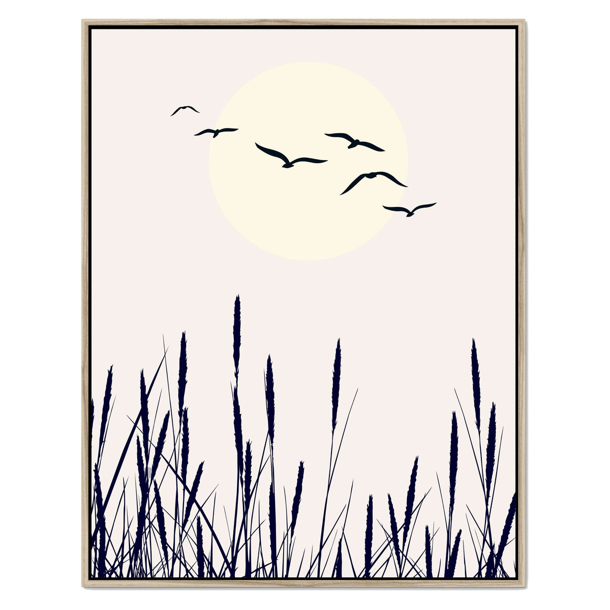 Cranford Curve Bird Canvas Wall Art — gallery image 45