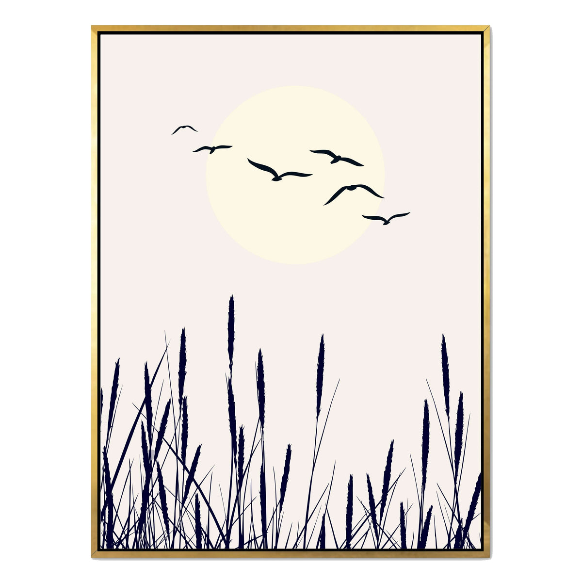 Cranford Curve Bird Canvas Wall Art — gallery image 44