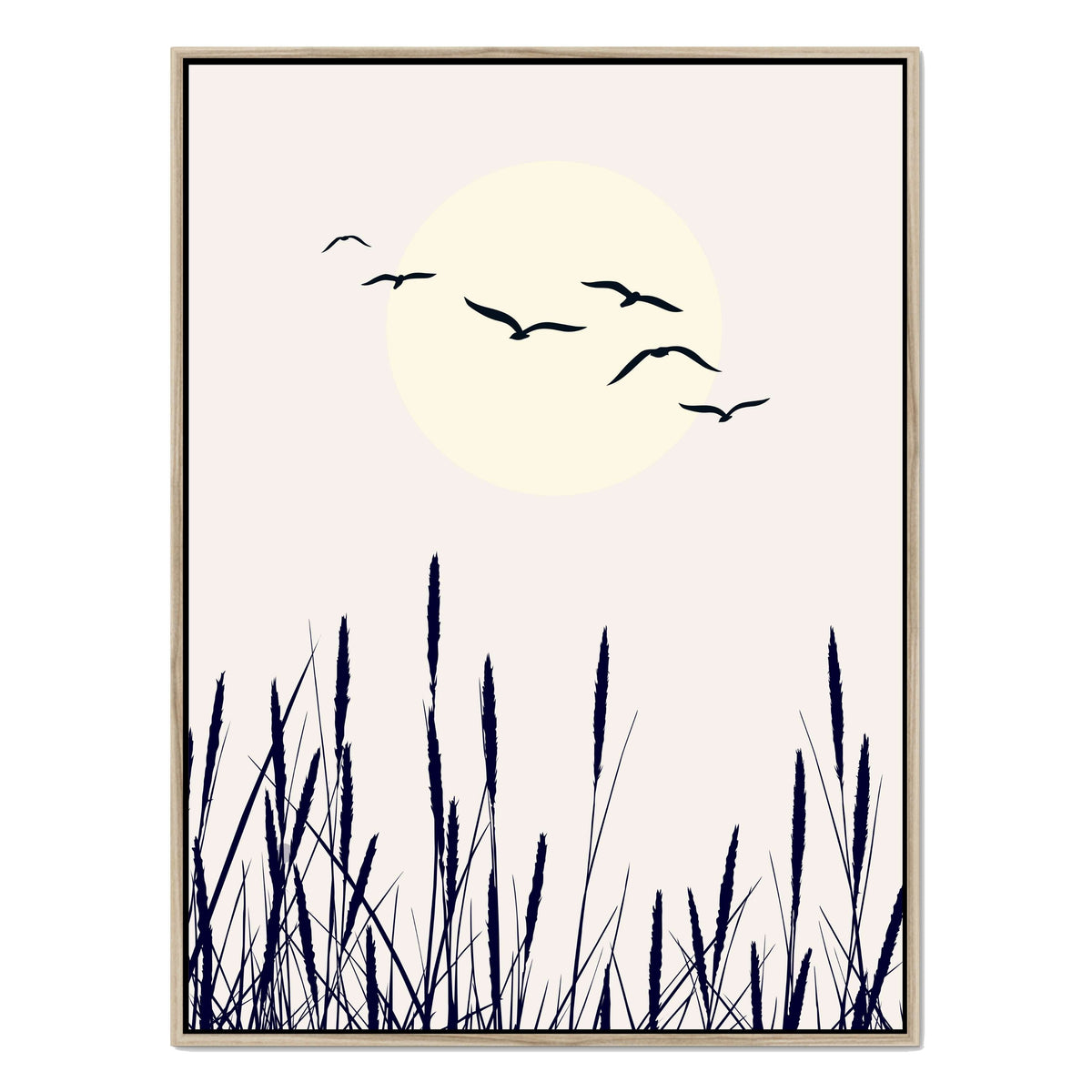 Cranford Curve Bird Canvas Wall Art — gallery image 49