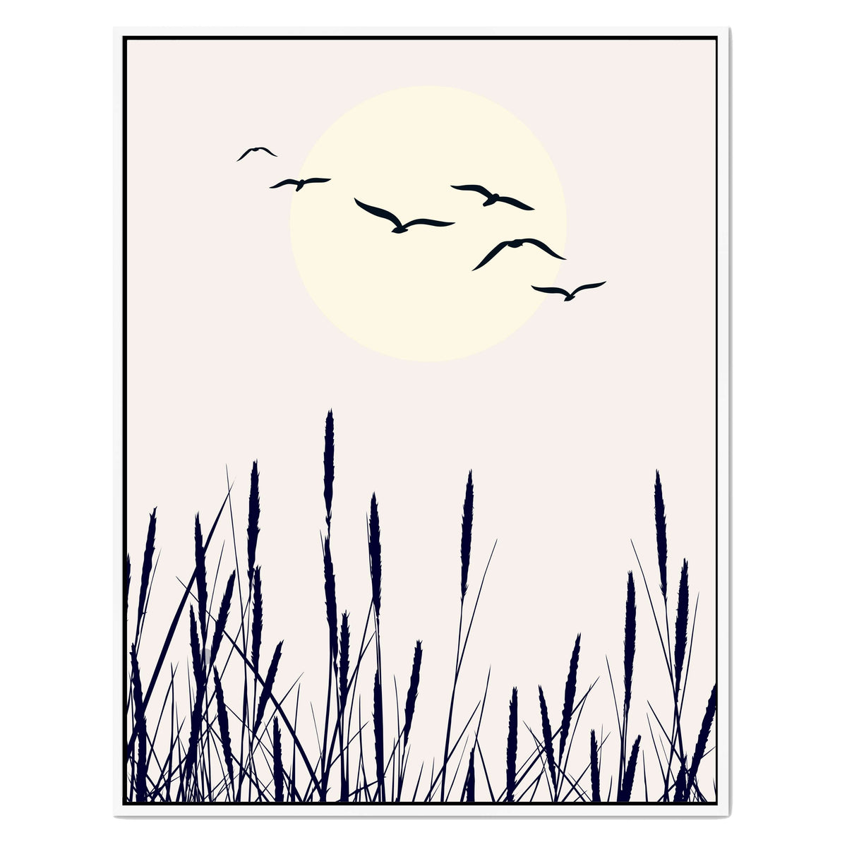 Cranford Curve Bird Canvas Wall Art — gallery image 50