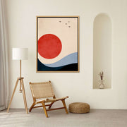 Fernwood Curve Bird Canvas Wall Art — gallery image 7