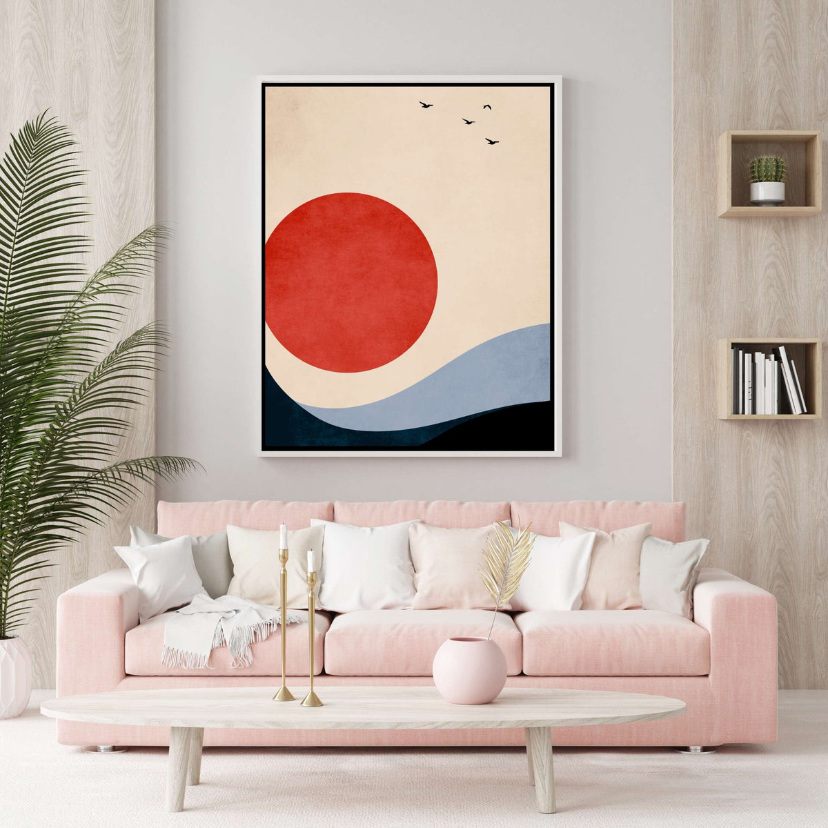 Fernwood Curve Bird Canvas Wall Art — gallery image 8