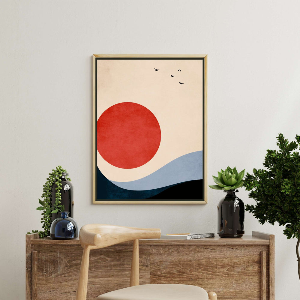Fernwood Curve Bird Canvas Wall Art — gallery image 4
