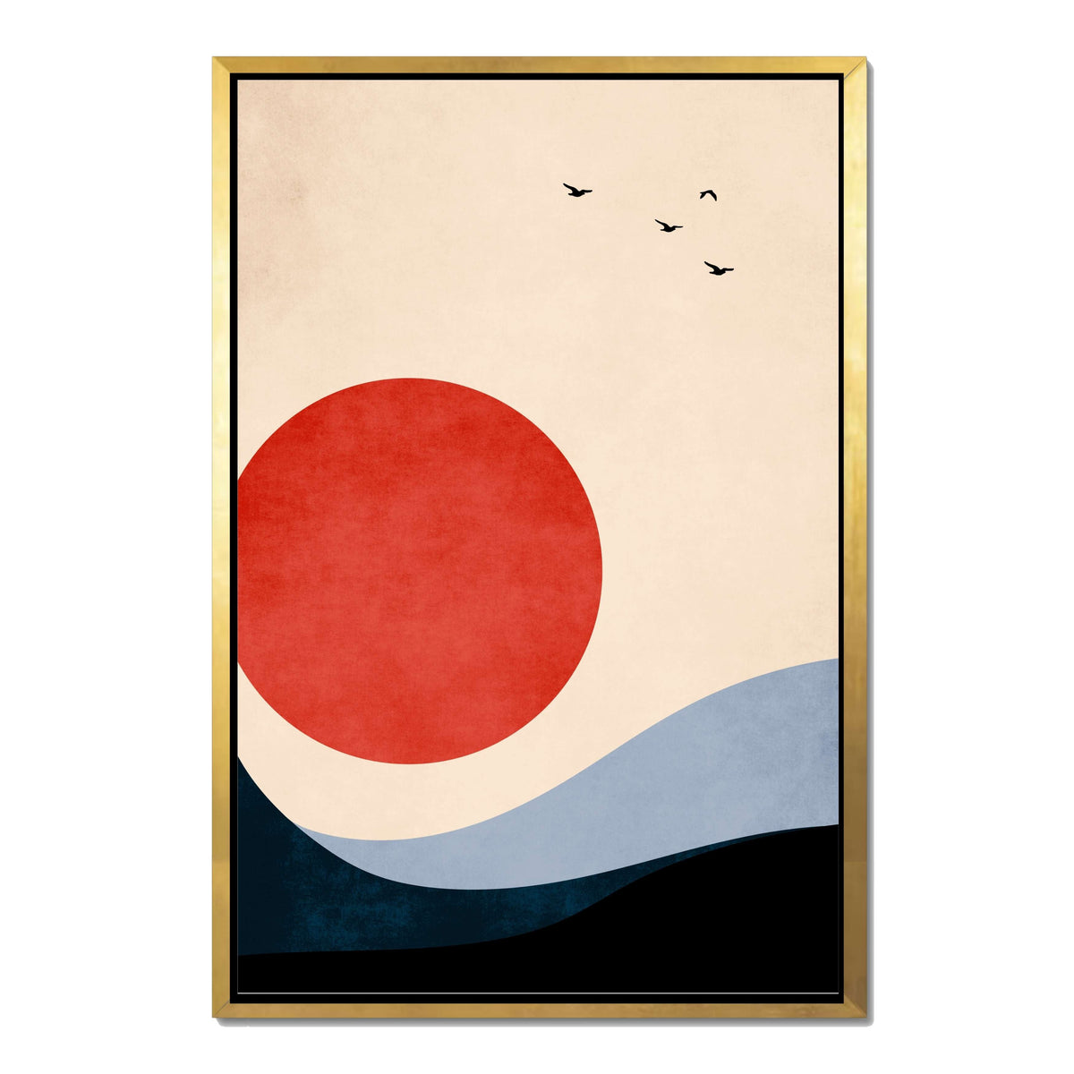 Fernwood Curve Bird Canvas Wall Art — gallery image 33