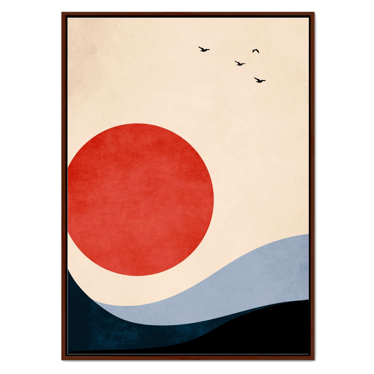 Fernwood Curve Bird Canvas Wall Art — gallery image 25