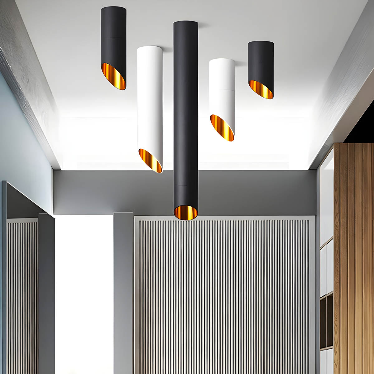 
Birch Loop Aluminum Ceiling Light — photo 4