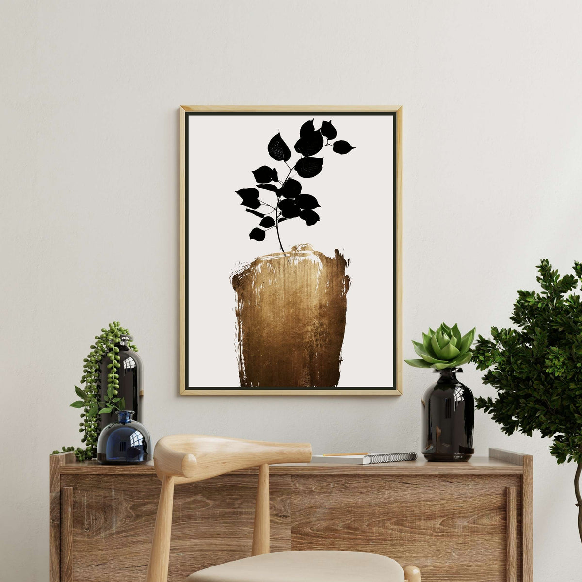 Hartley Curve Botanical Canvas Wall Art — gallery image 8