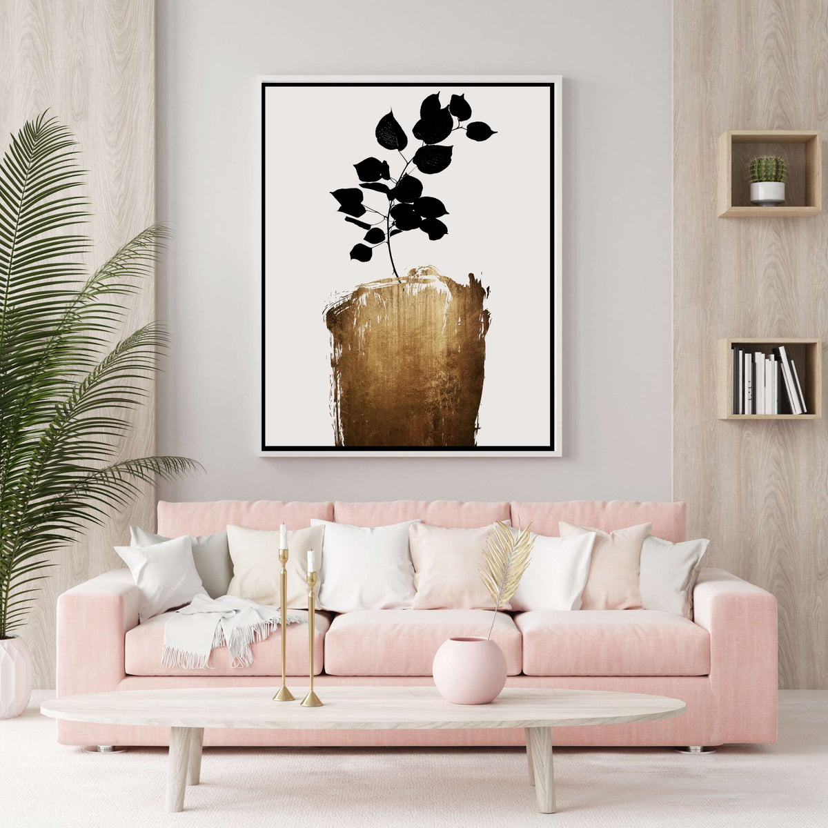 Hartley Curve Botanical Canvas Wall Art — gallery image 7