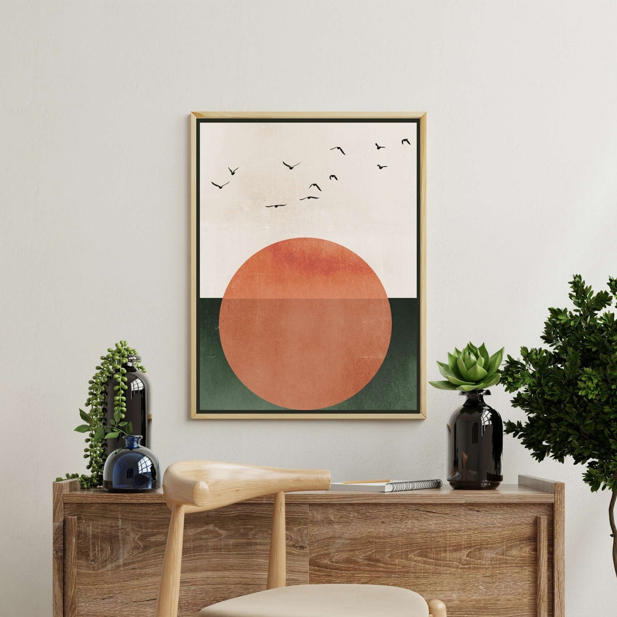 Langford Curve Bird Canvas Wall Art — gallery image 7