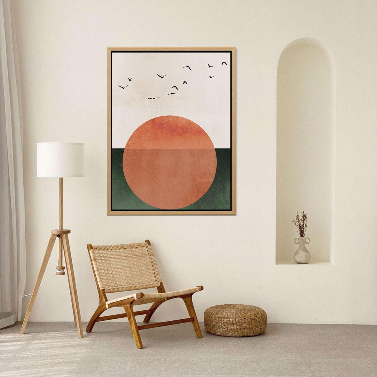 Langford Curve Bird Canvas Wall Art — gallery image 3