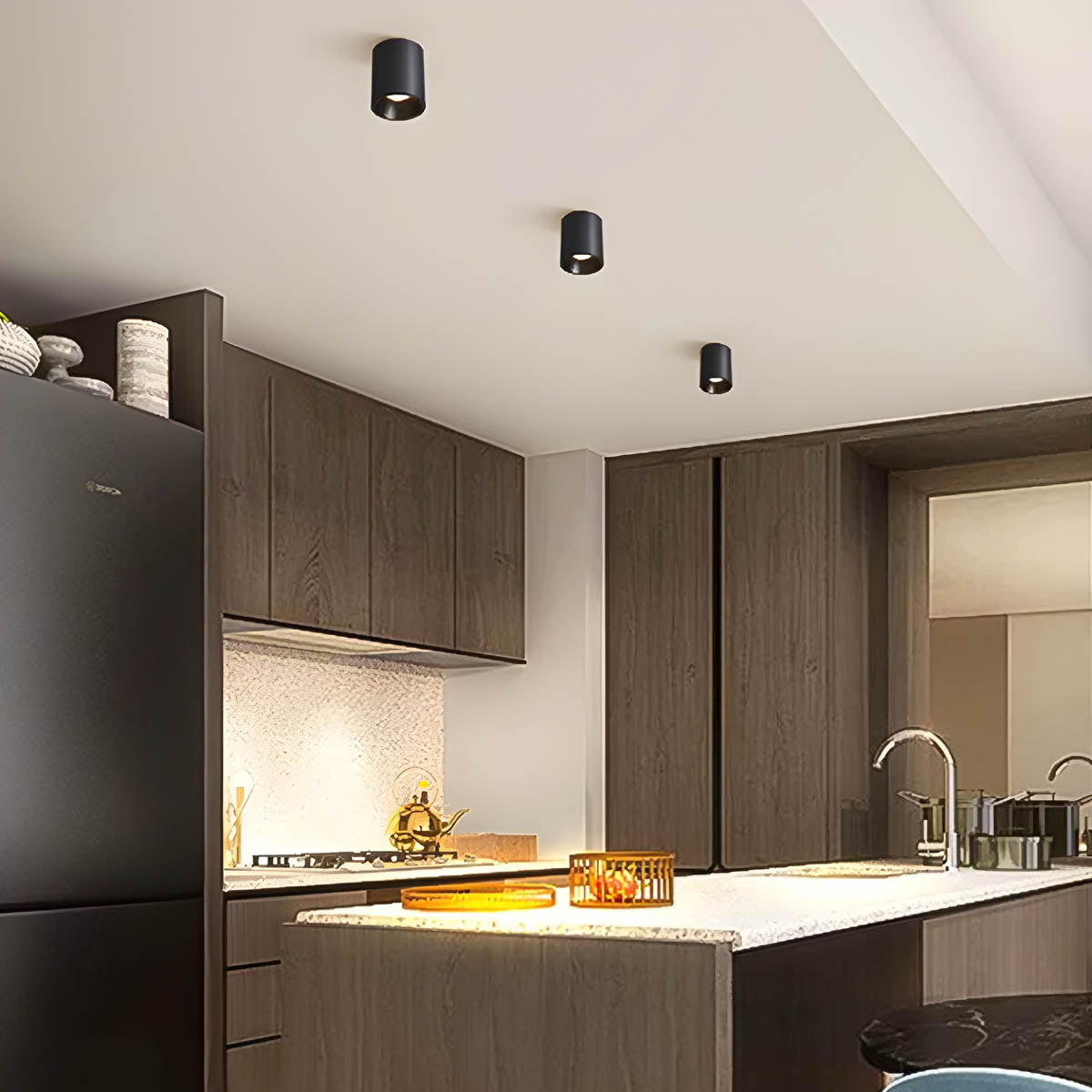 Clover Loop Aluminum Ceiling Light — gallery image 3