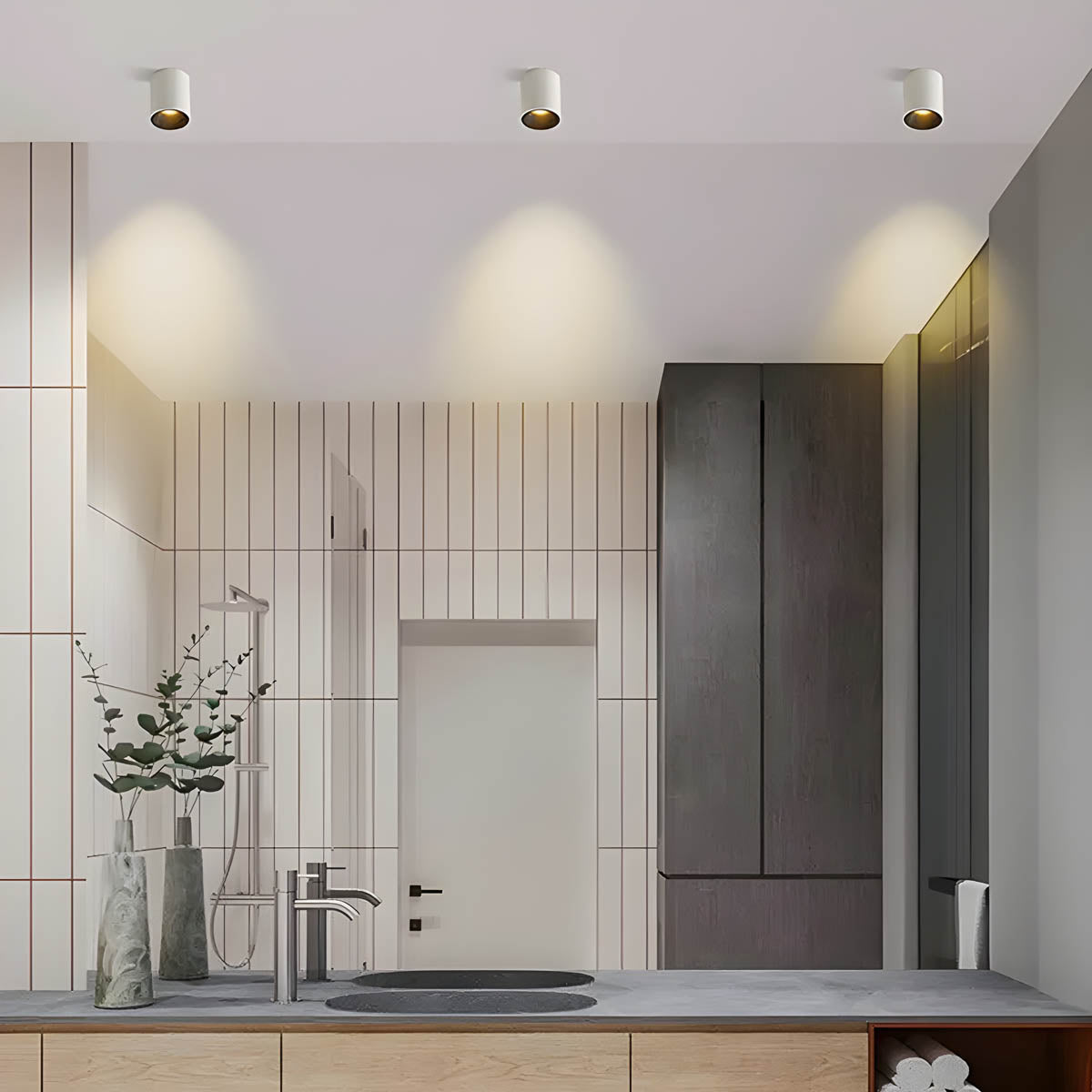 Clover Loop Aluminum Ceiling Light — gallery image 6