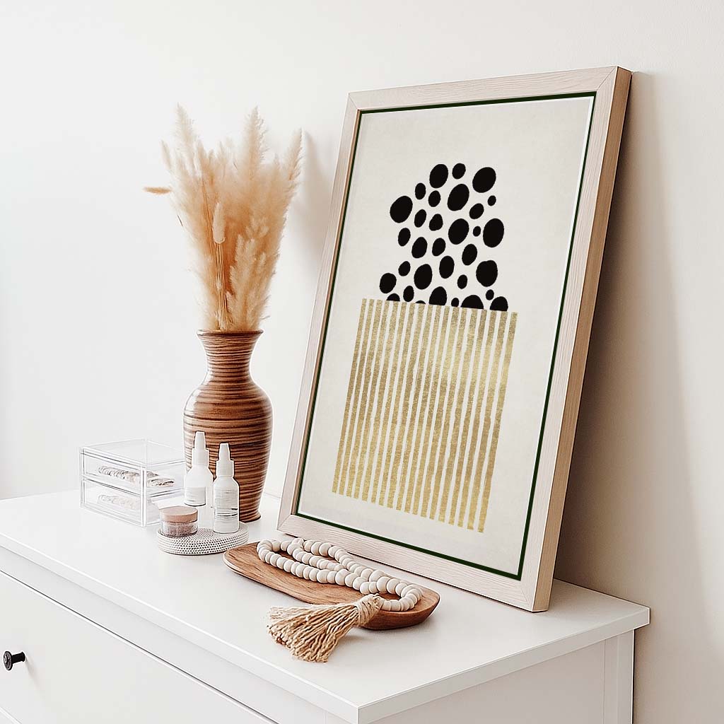 Mossley Curve Abstract Canvas Wall Art — gallery image 2