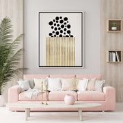 Mossley Curve Abstract Canvas Wall Art — gallery image 4