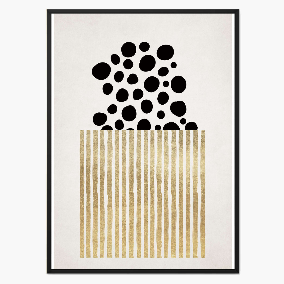 Mossley Curve Abstract Canvas Wall Art — gallery image 1