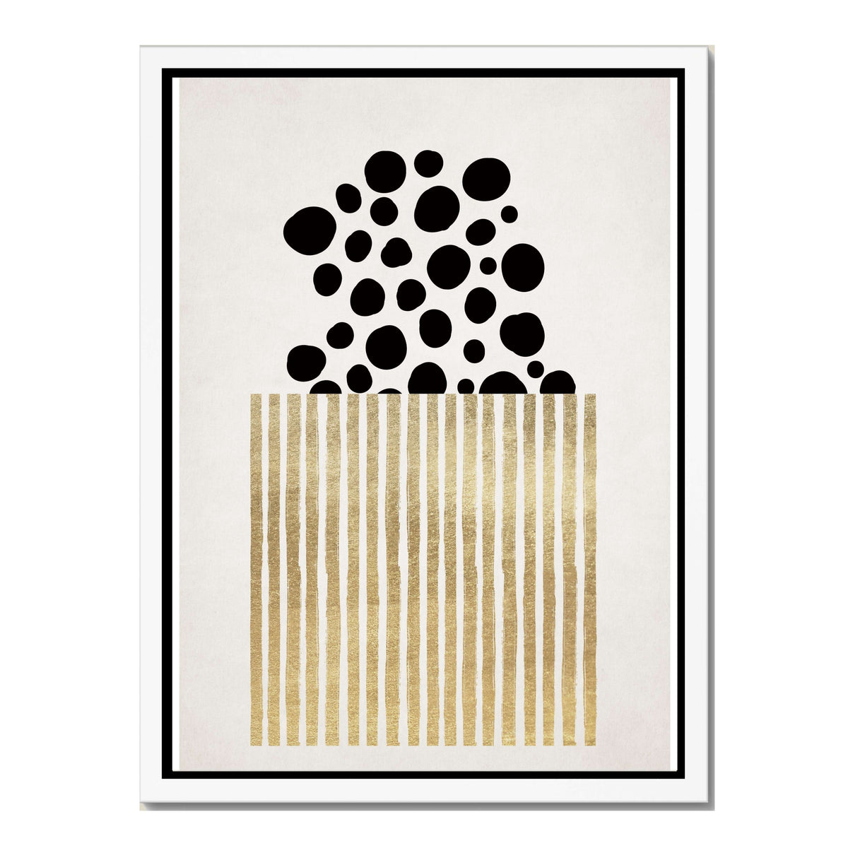 Mossley Curve Abstract Canvas Wall Art — gallery image 48
