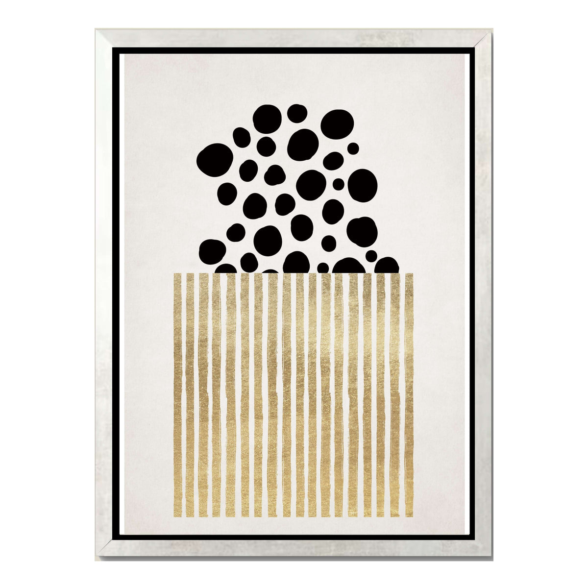 Mossley Curve Abstract Canvas Wall Art — gallery image 43