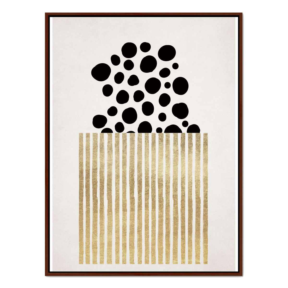 Mossley Curve Abstract Canvas Wall Art — gallery image 30