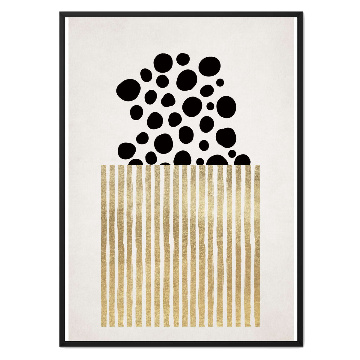 Mossley Curve Abstract Canvas Wall Art — gallery image 19