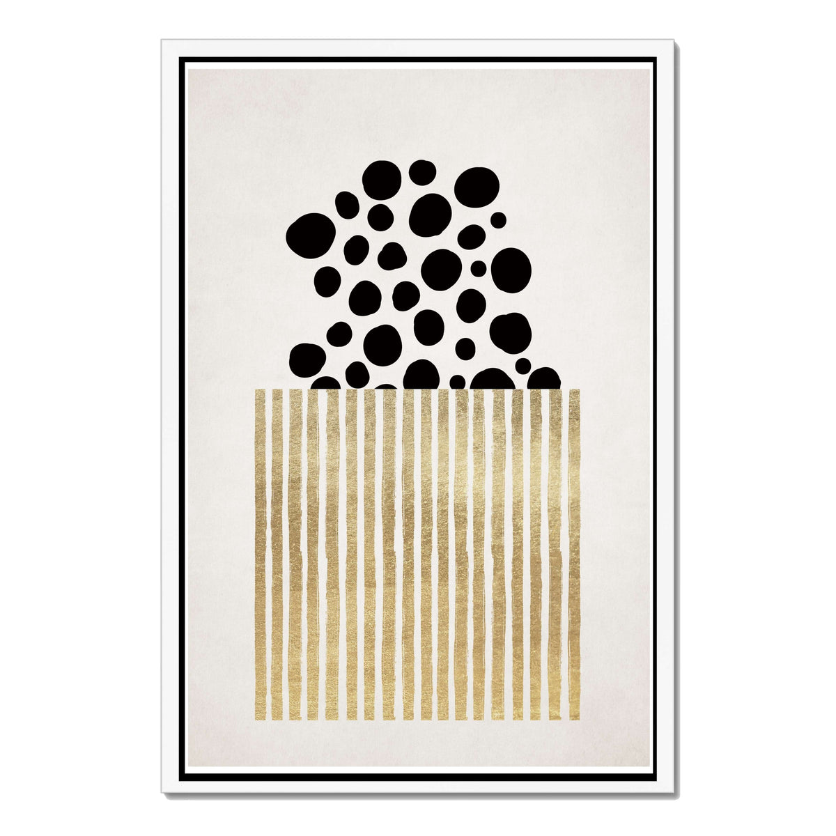 Mossley Curve Abstract Canvas Wall Art — gallery image 49