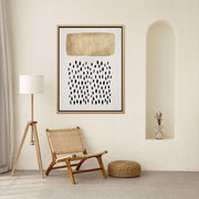 Hazel Loop Abstract Canvas Wall Art — gallery image 4