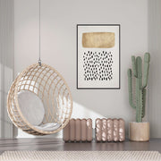 Hazel Loop Abstract Canvas Wall Art — gallery image 7