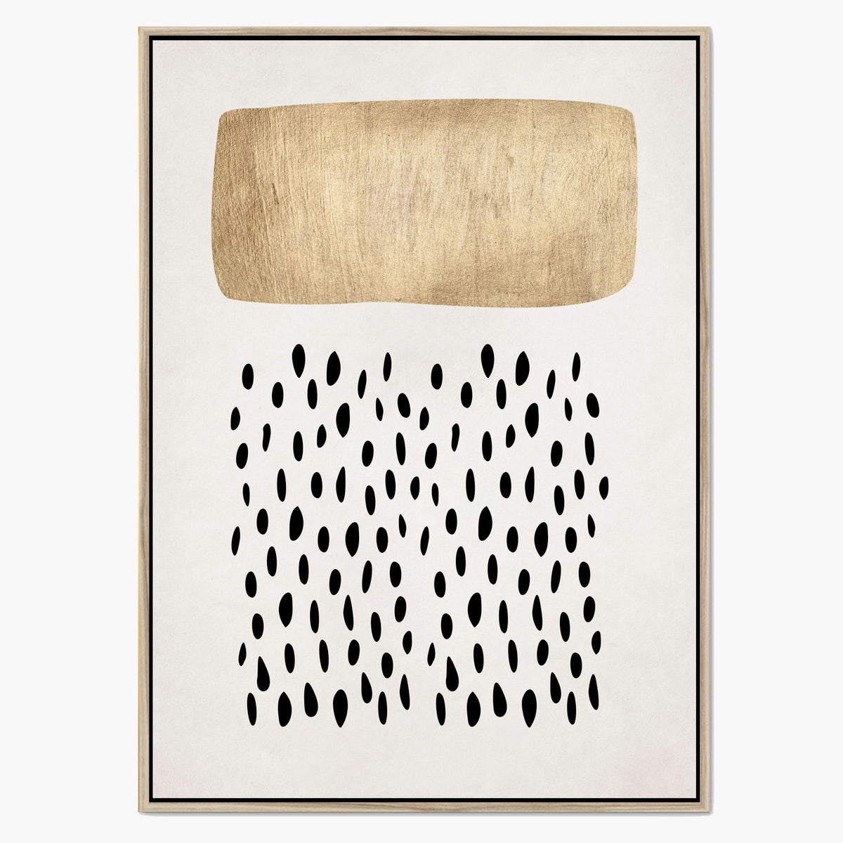 Hazel Loop Abstract Canvas Wall Art — gallery image 1