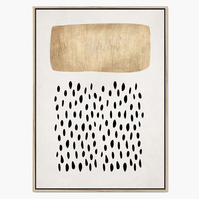 Hazel Loop Abstract Canvas Wall Art — gallery image 1