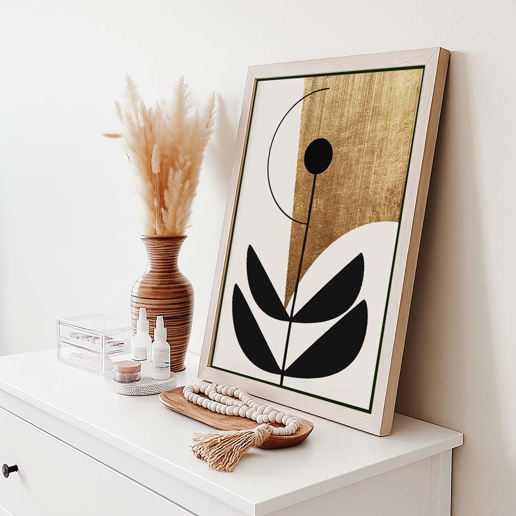 Oakmere Curve Botanical Canvas Wall Art — gallery image 6