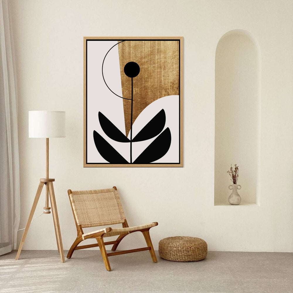 Oakmere Curve Botanical Canvas Wall Art — gallery image 4