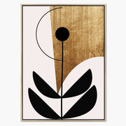 Oakmere Curve Botanical Canvas Wall Art — gallery image 1