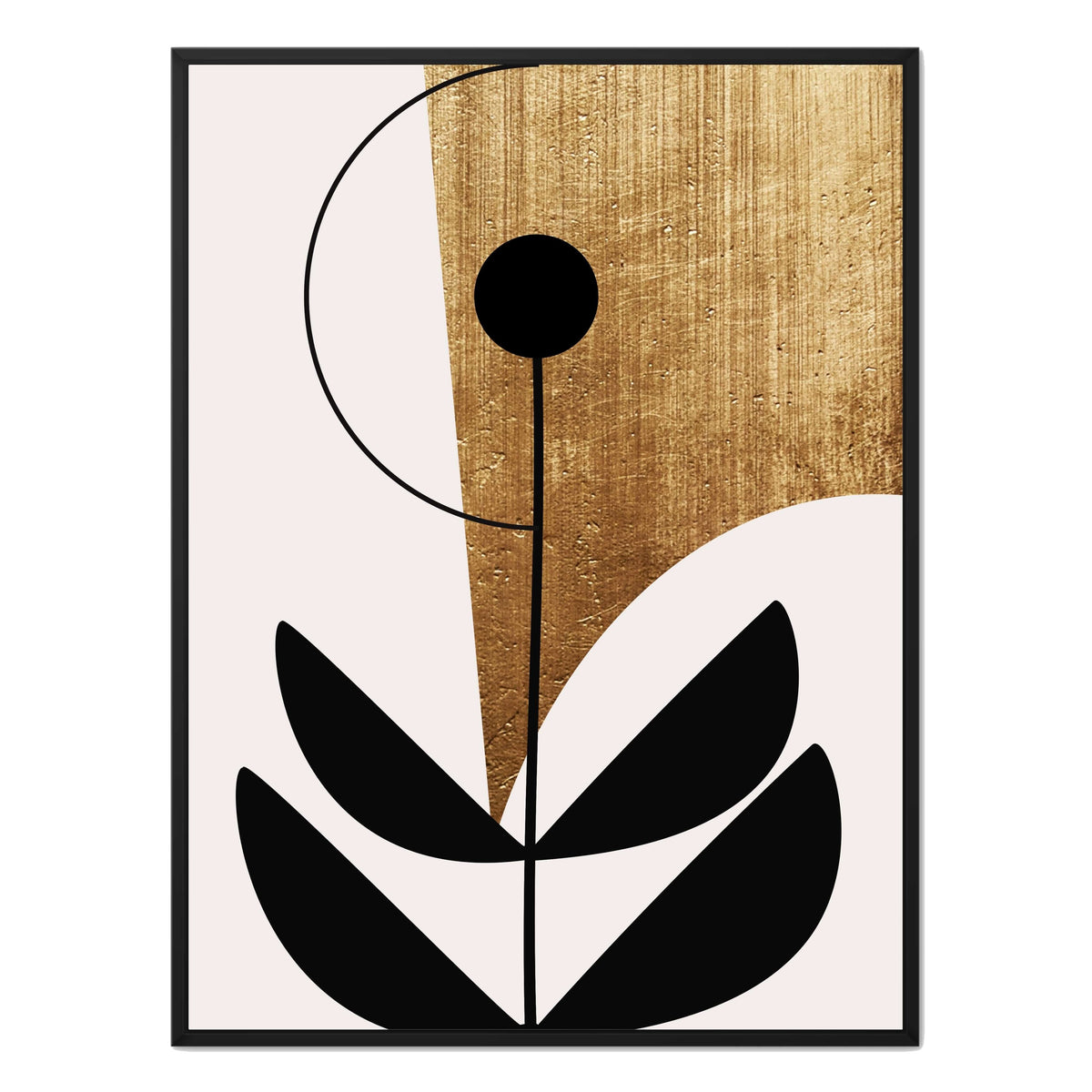 Oakmere Curve Botanical Canvas Wall Art — gallery image 23