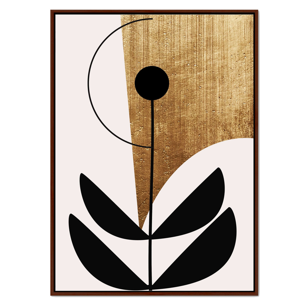 Oakmere Curve Botanical Canvas Wall Art — gallery image 25