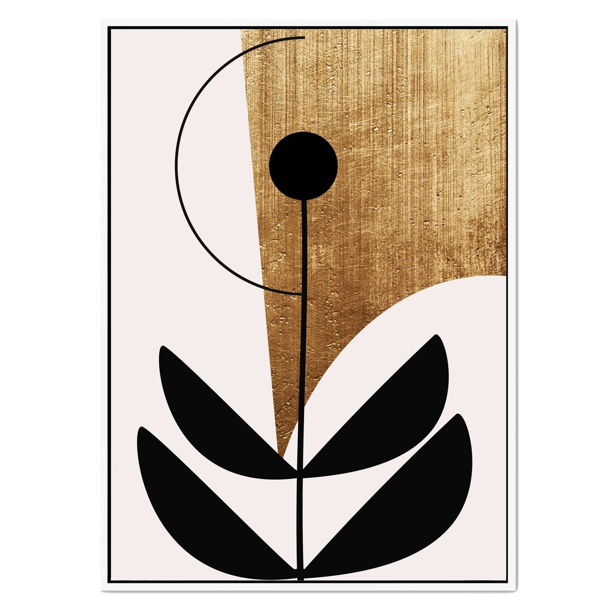 Oakmere Curve Botanical Canvas Wall Art — gallery image 49