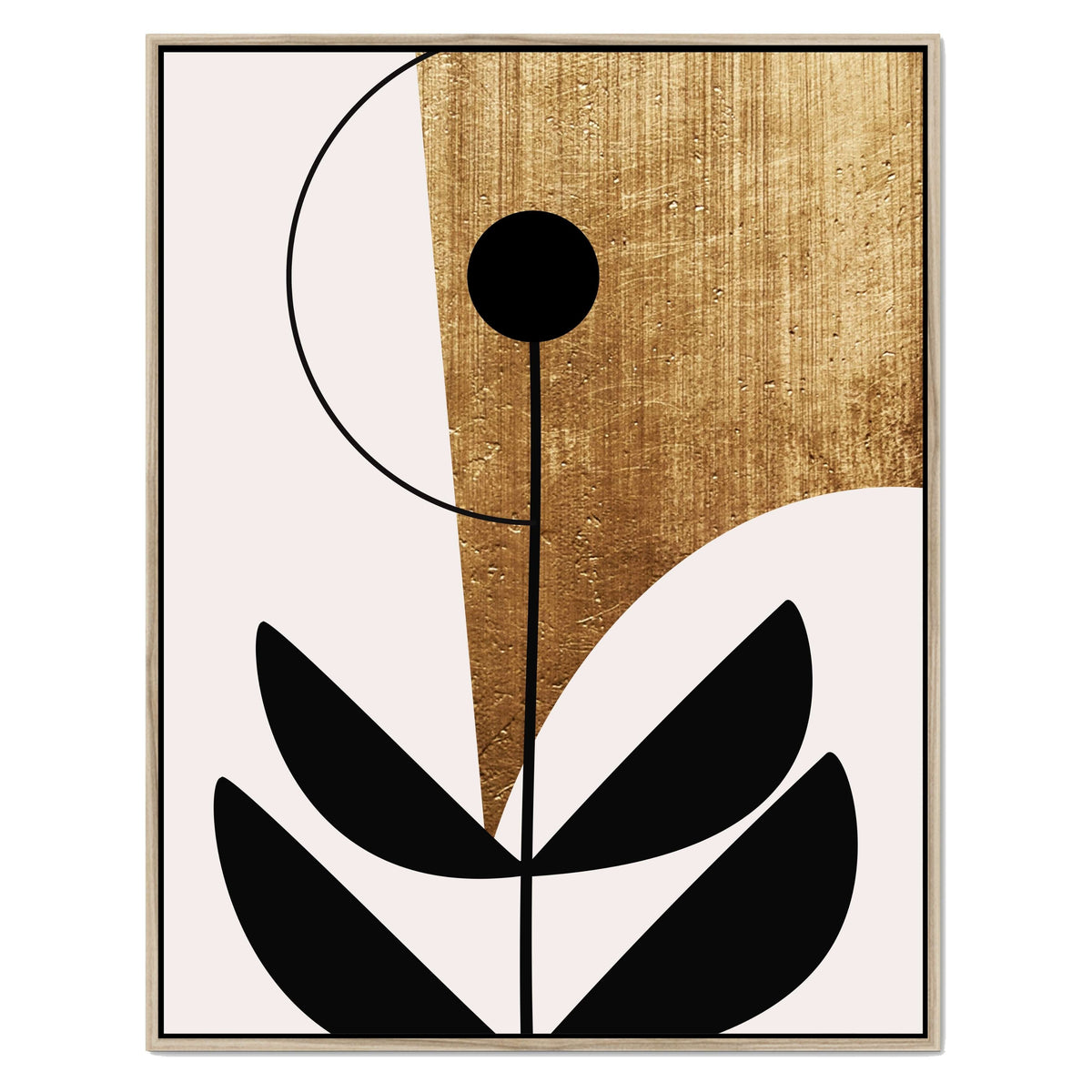 Oakmere Curve Botanical Canvas Wall Art — gallery image 36