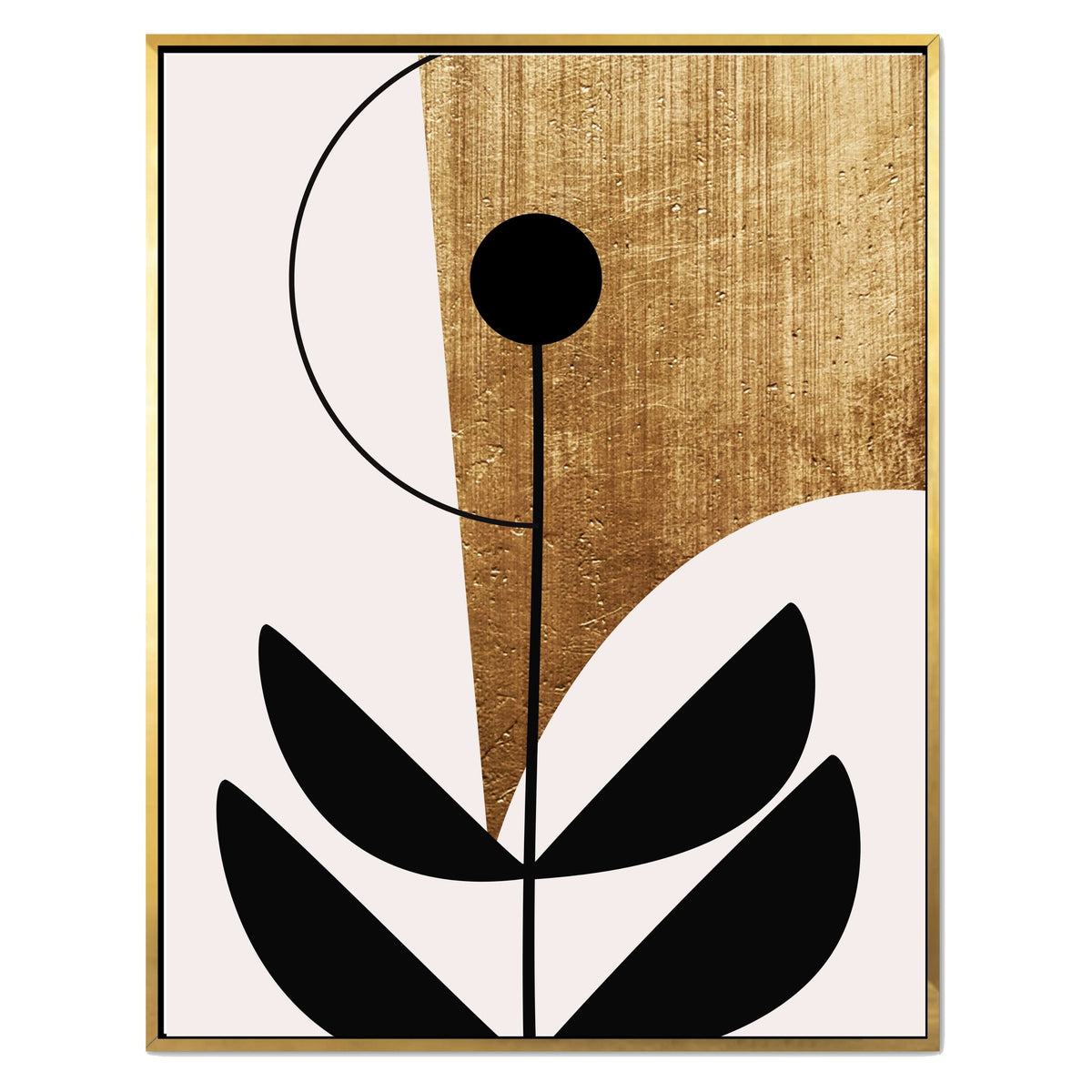 Oakmere Curve Botanical Canvas Wall Art — gallery image 30