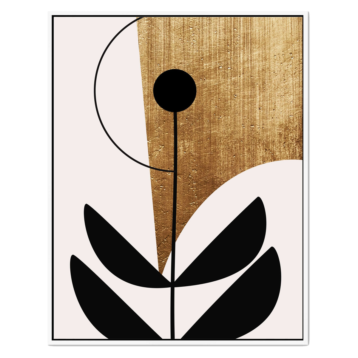 Oakmere Curve Botanical Canvas Wall Art — gallery image 48