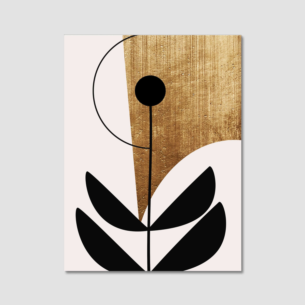 Oakmere Curve Botanical Canvas Wall Art — gallery image 13