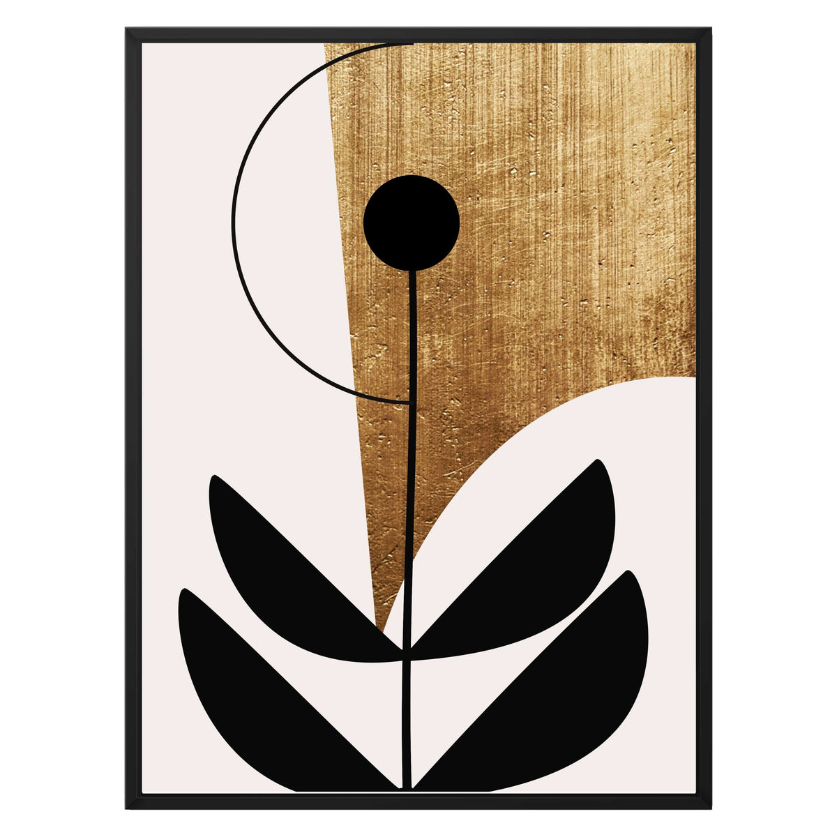 Oakmere Curve Botanical Canvas Wall Art — gallery image 22